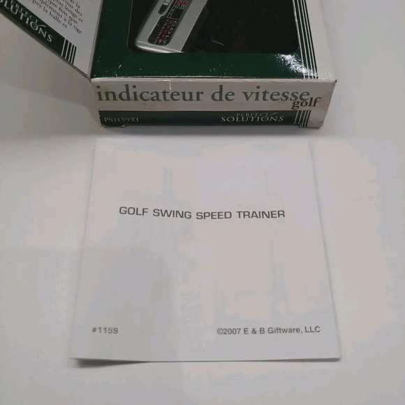 Perfect Solutions Golf Swing Speed Trainer in Box Vintage 1998 - Picture 7 of 8